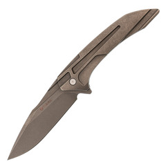 Фото Интегральный складной нож Tigird Zero, сталь Bohler M390, рукоять TC21 titanium