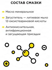 Масло - смазка многофункциональная DDE Multipurpose ЕР-1 Grease 0,1л ( NLGI 1 ) (241-536)
