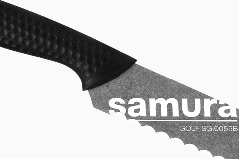 Нож кухонный для хлеба 230мм Samura Golf Stonewash SG-0055B