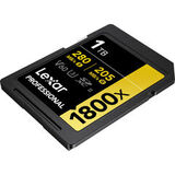 Карта памяти Lexar Professional 1800x Gold SDXC 1TB UHS-II U3 V60, R/W 280/205 МБ/с