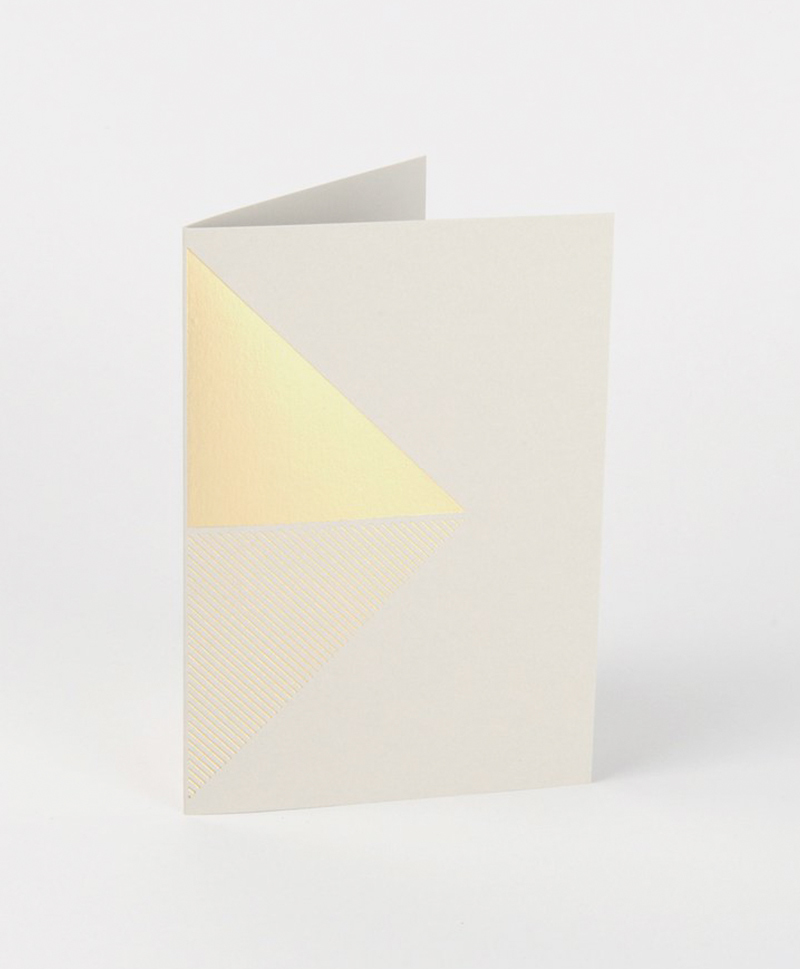 Открытка Reflex Card Brass & Grey