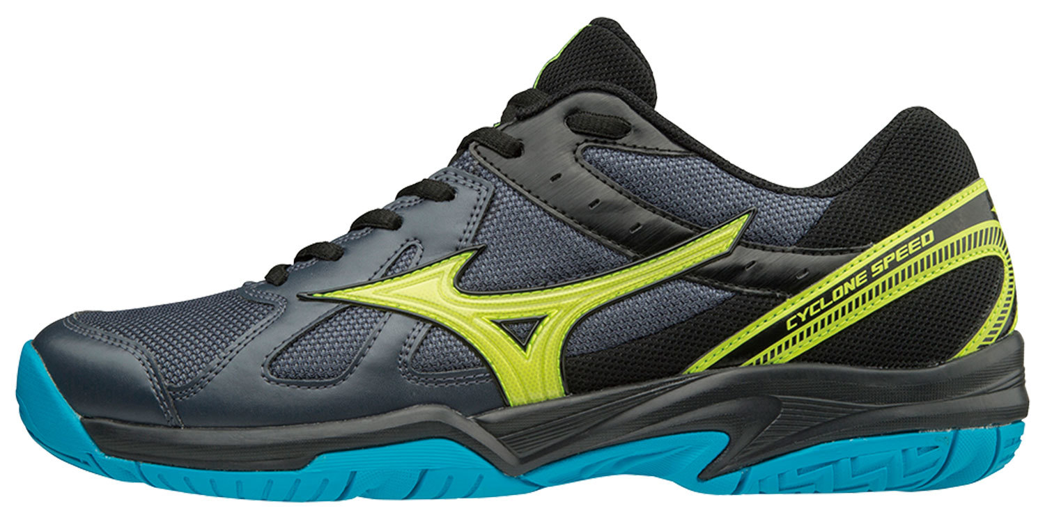 Mizuno Cyclone Speed кроссовки для волейбола мужские черные-синие - 5