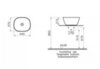 VitrA Plural 7811B483-0016 Квадратная раковина-чаша высокая, 45 cm, матовый черный