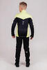 Детская утепленная разминочная куртка Nordski Jr Base lime-black - 8