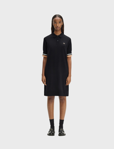 Платье FRED PERRY Bold Tipped Knited Shrt Dress