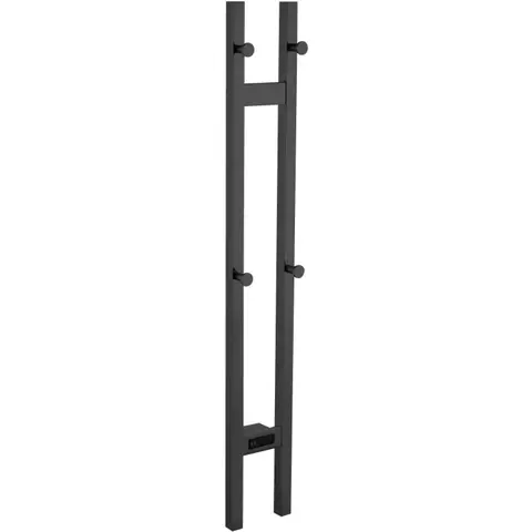 Boheme 728-B Полотенцесушитель электрический 2-трубы квадратный BLACK