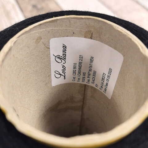 Кашемир кардный LORO PIANA CASHMERE 2/27 черный