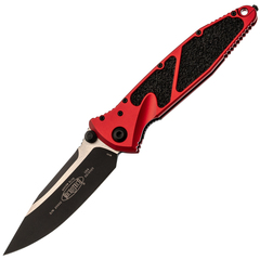 Фото Складной нож Microtech Socom Elite 160-1RD, сталь M390, рукоять алюминий, красный/черный