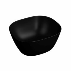 VitrA Plural 7811B483-0016 Квадратная раковина-чаша высокая, 45 cm, матовый черный фото