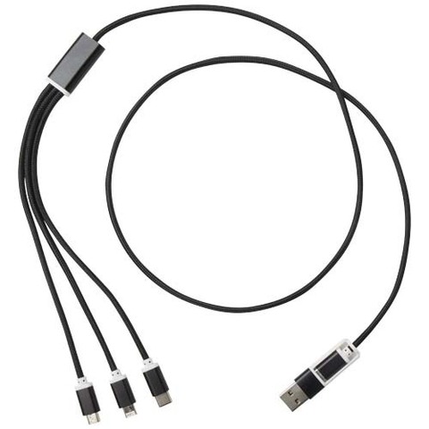Versatile зарядный кабель 5-1 из переработанного алюминия