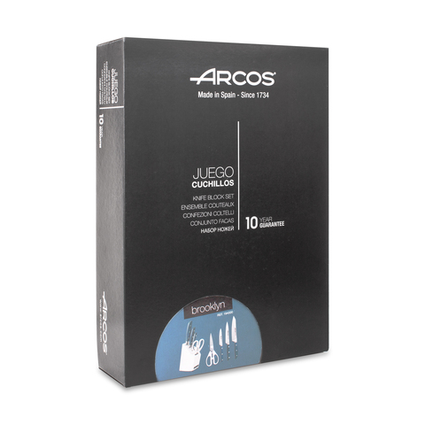 Набор ножей кухонных с ножницами на подставке ARCOS Brooklyn арт.194000