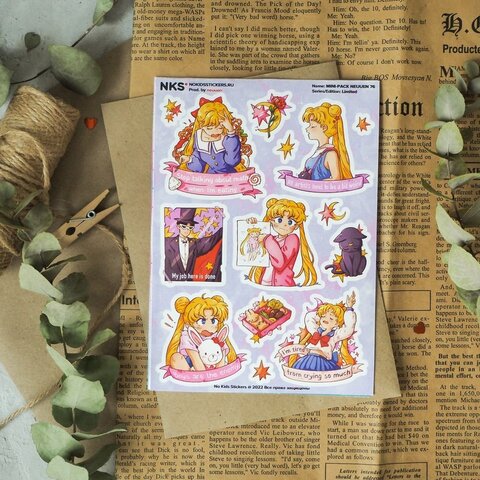 Мини-стикерпак SAILOR MOON 3