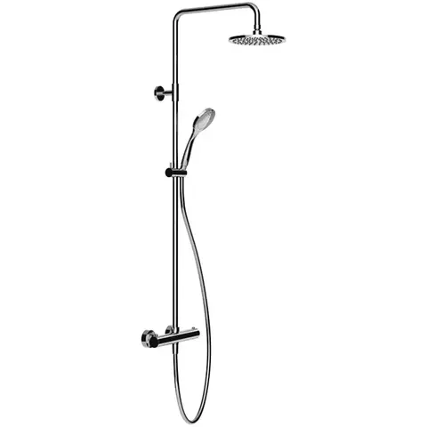 Gessi Emporio shower 35181#031 Настенный смеситель-термостат, душевая головка, переключатель, штанга, шланг, душ, цвет: Chrome