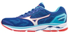 Беговые кроссовки мужские Mizuno Wave Rider 21 синие - 5