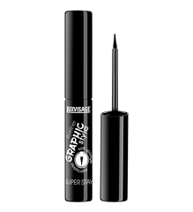 LuxVisage Подводка для глаз GRAPHIC style SUPER STAY Черная 4г
