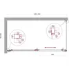 BelBagno Luce LUCE-AH-2-120/90-C-CR Душевой уголок, 120x90, цвет: хром