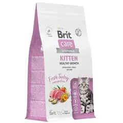 Brit Care Cat сухой корм для котят, беременных и кормящих кошек с индейкой 1,5 кг