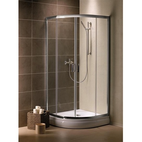 Radaway Premium Plus 30403-01-01N Душевой уголок с раздвижными дверьми 90х90х190 см