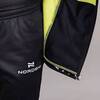 Детская утепленная разминочная куртка Nordski Jr Base lime-black - 5