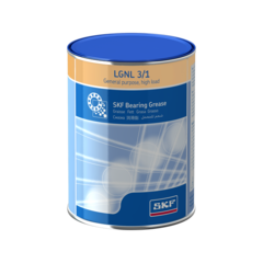 SKF LGNL 3/1 — промышленная смазка NLGI 3 для высоких нагрузок и вертикальных валов, 1 кг