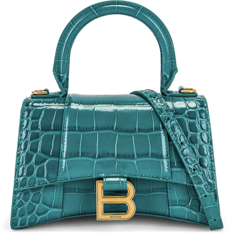 Сумка BALENCIAGA с крокодиловым тиснением