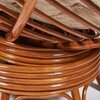 Кресло-качалка Папасан ( PAPASAN 23/01 W ) /с подушкой и ремешками/(Cognac (коньяк)
