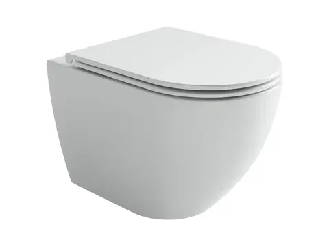 Ceramica Nova Амато (Amato) CN4013T Унитаз подвесной, смыв торнадо, 54x36x37, крышка - сиденье из дюропласта с микролифтом и функцией быстрого снятия, скрытые крепления, цвет белый