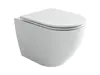 Ceramica Nova Амато (Amato) CN4013T Унитаз подвесной, смыв торнадо, 54x36x37, крышка - сиденье из дюропласта с микролифтом и функцией быстрого снятия, скрытые крепления, цвет белый