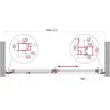 BelBagno Luce LUCE-BF-2-150-C-CR Душевая дверь, цвет: хром