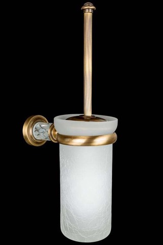 Boheme Murano Cristal 10913-CRST-BR Туалетный ершик настенный, цвет: бронза