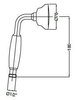 Cezares Articoli Vari CZR-U-D1FC-01-M Душ ручной, цвет: хром