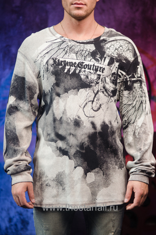 Xtreme Couture | Пуловер мужской CROSSED OUT X202 от Affliction перед