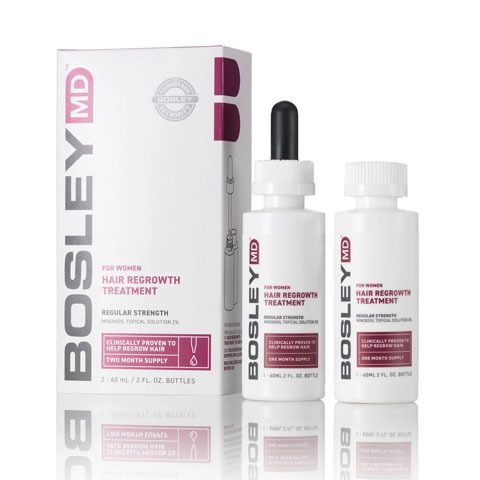 Bosley MD Hair Regrowth: Усилитель роста волос для женщин 2% (For Women Hair Regrowth Treatment 2%)