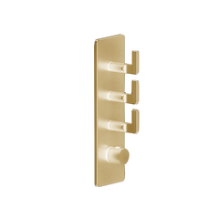Gessi Inciso 58206#246 Встраиваемый термостатический смеситель на 3 источника, резьба 3/4