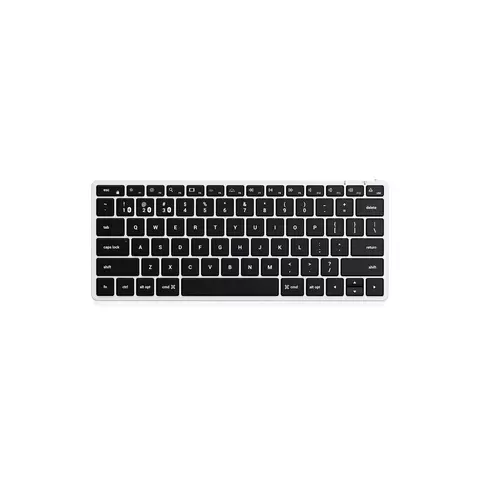 Клавиатура Satechi Slim X1 Bluetooth Keyboard с подсветкой RU Рус, серебряный
