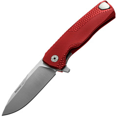 Фото Нож складной ROK Ball-Bearing Flipper, Red Solid® Aluminum Handle, Satin Finish Böhler M390
