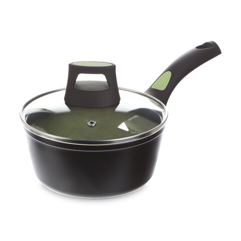 Ковш с крышкой, 1,6 л, диам. 16 см KITCHENSTAR Avocado Nova арт.A123FAK-0416