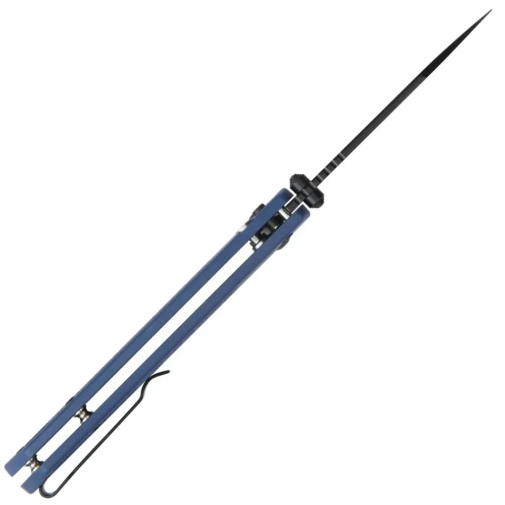 Складной нож CJRB Pyrite Light, сталь AR-RPM9, легкий городской нож, рукоять FRN синяя
