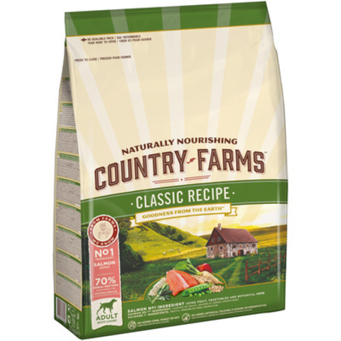 Country Farms Классический сухой корм для взрослых собак (с лососем) 2,5кг