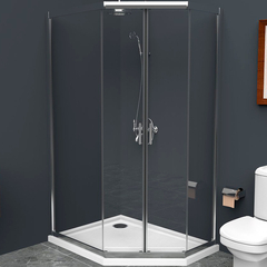 BelBagno Uno-195 UNO-195-PH-2-100/80-C-CR Душевой уголок, 100x80, цвет: хром фото