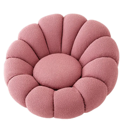 Поворотное кресло MELLO, Bouclé rose