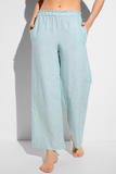 Мятные льняные брюки Zimmerli
