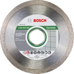 Алмазный отрезной круг по керамике Standard for Ceramic 115x22.23x1.6x7 мм BOSCH 2608602201