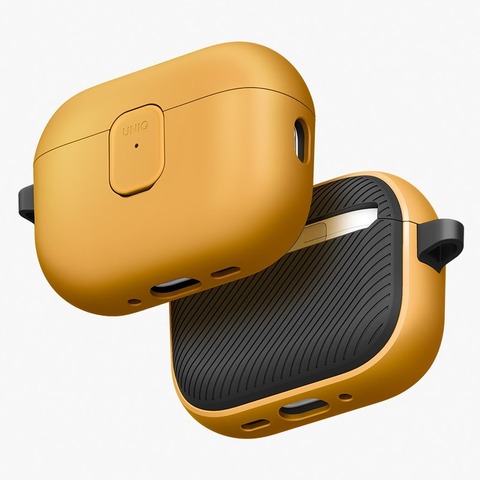 Чехол Uniq Clyde Case для AirPods Pro 3, Желтый | Racing Yellow/Dark Grey