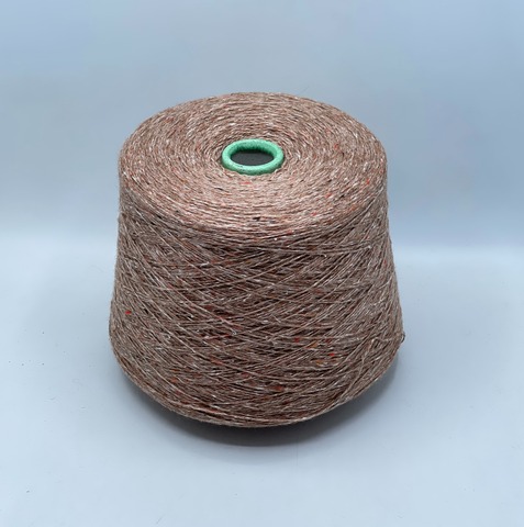 Filcom, Tibet tweed 2/11 550м. 50%Як, 50%Шелк, Песочный,твидовый(121), 42076