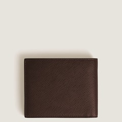 Бумажник из кожи Sartorial, эбеновый, 6cc