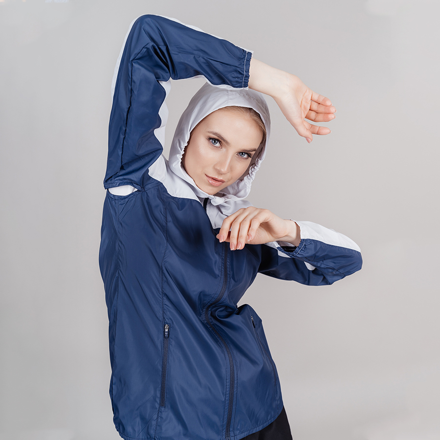 Nordski Rain ветровка беговая женская moon gray-navy - 4