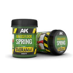 Имитация травы AK Interactive GRASS FLOCK 2MM SPRING