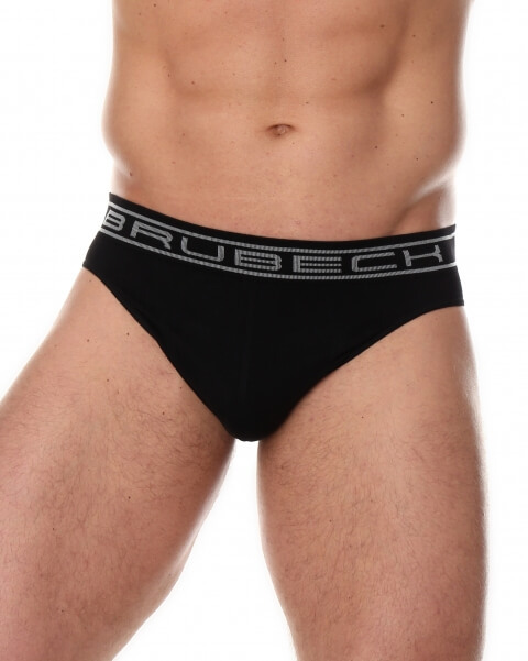 Мужские трусы слипы Brubeck Comfort Cotton черные
