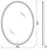 BelBagno SPC-VST-750-900-LED-TCH Зеркало с встроенным светильником и кнопочным выключателем